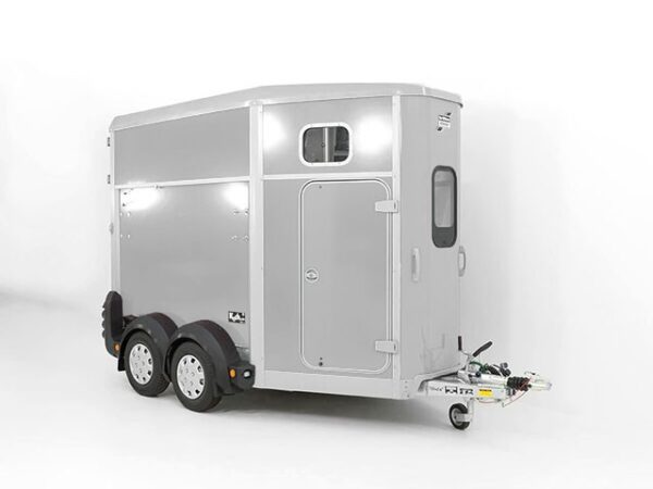 Ifor Williams Pferdeanhänger HB506-Sattelkammer-Silber-Neu