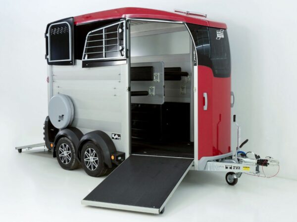 Ifor Williams Pferdeanhänger HBX 511-Frontausstieg-neues Modell-rot-Neu