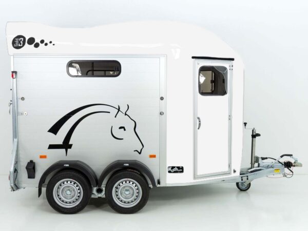 Cheval Liberte Pferdeanhänger GOLD 3, Premium, Pullman 2, Sattelkammer, weiß-Neu