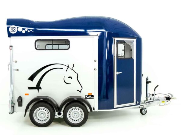 Cheval Liberte Pferdeanhänger GOLD 3, Premium, Pullman 2, Sattelkammer, blau-Neu