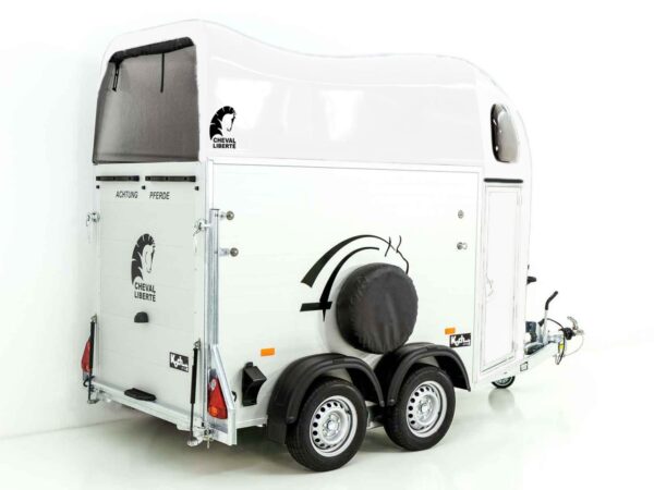 Cheval Liberte Pferdeanhänger GOLD One 1,5er, Pullman-Fahrwerk, weiß-Neu