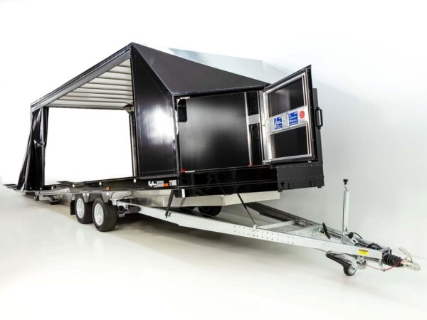 Moetefindt Autotransportanhänger Plane FTP235 235×550 3,5t H:180cm-Rückfahrlicht-Rückfahrkamera–Neu